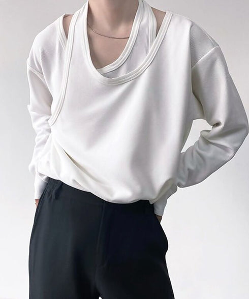 Overlapping Long Sleeve T-shirts